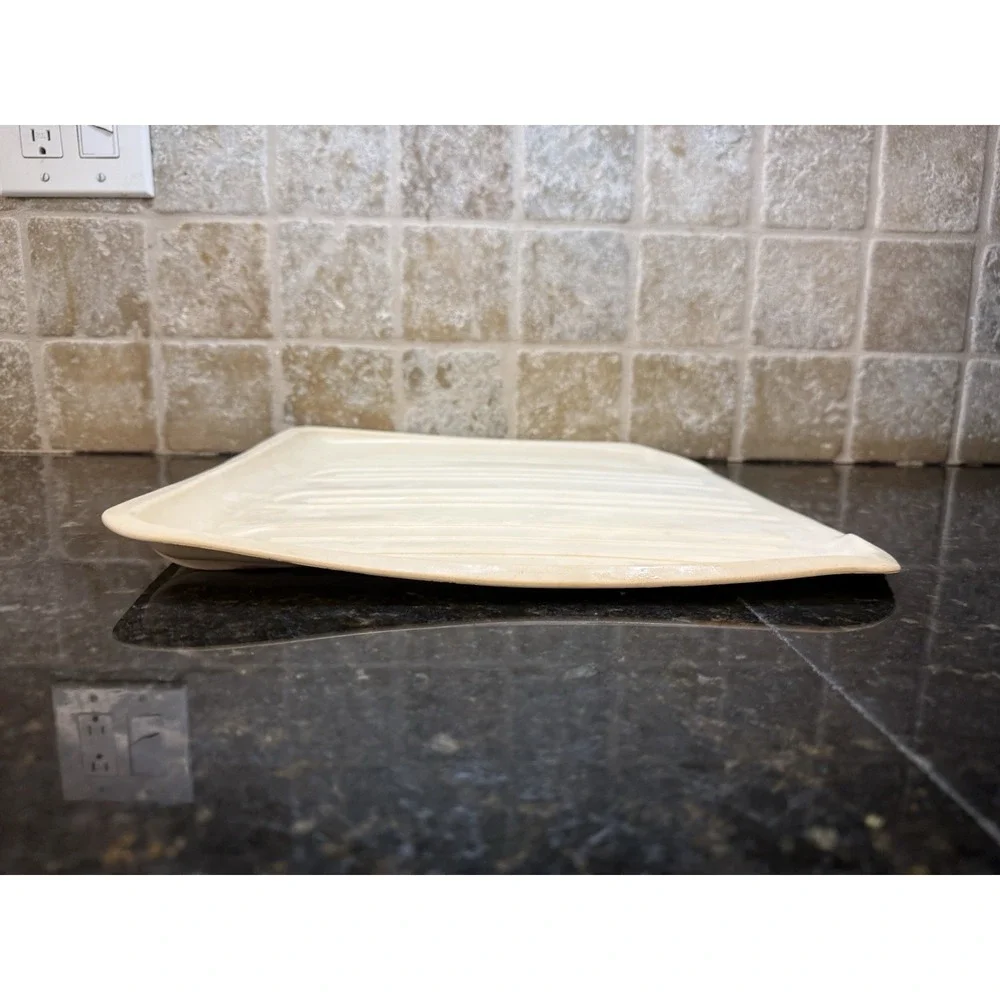 Vintage Rubbermaid‎ Dish Draining Tray - Almond/Beige - Model 1180 - Firm Rubber